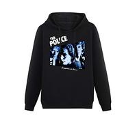 Men Lightweight Hoodie The Police Regatta Sting De Synchronicity Band Fashion Cotton Blend Sweatshirts Black XXL