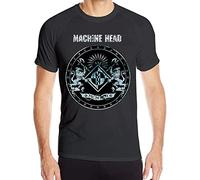 Men Machine Head Logo Quick Drying Fitness Training Short Sleeve Athletic Tee Shirt T-Shirts à Manches Courtes(X-Large)