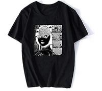 Men Manga Junji Ito T Shirts Shintaro Kago Girl Tees Shirt Top Design Short-Sleeved Aesthetic JapaneseMen Cool Shirt Hemden(3X-Large)