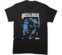 Men Metal Tee Gear Graphic Solid Cool Snake Cotton Outfit T-Shirt Birthday Father's Day(Large)