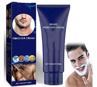 Men Per_manent Crème dépilatoire pour barbe pour homme, crème d'épilation permanente, crème dépilatoire naturelle douce sans pa_inless - Convient pour le visage, les jambes, les bras (taille unique, 1