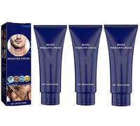 Men Per_manent Crème dépilatoire pour barbe pour homme, crème d'épilation permanente, crème dépilatoire naturelle douce sans pa_inless - Convient pour le visage, les jambes, les bras (taille unique, 3