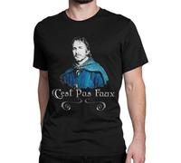 Men Perceval of Wales It's Not Fake Kaamelott T Shirt Arthur Pure Cotton Tops Short Sleeve Tee Shirt t-Shirt Size M