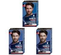 Men Perfect - Schwarzkopf - Gel Colorant Anti-Cheveux Blancs Homme - Coloration Cheveux Homme - Résultat Naturel - Application rapide et facile - Sans Ammoniaque - Brun Naturel 80 (Lot de 3)