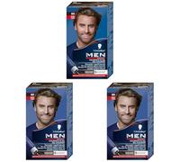 Men Perfect - Schwarzkopf - Gel Colorant Anti-Cheveux Blancs Homme - Coloration Cheveux Homme - Résultat Naturel - Application rapide et facile - Sans Ammoniaque -Châtain Naturel 60 (Lot de 3)