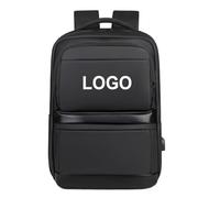 Men Personnalisable Business Sackepack Resistant Resistant Ordinateur Portable Sac À Dos Travail Occasionnel Utilisation D'études Sac De Voyage Multifonctionnelles Color1,40 * 28 * 17Cm