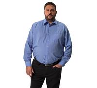 Men Plus Hommes Chemise de Ville Men+, matière Easycare, col Ajustable et Coupe Comfort Fit - Jusqu'au 8 XL Bleu Clair 3XL 830757700-3XL