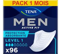 Men Protections Absorbantes Niveau 1 Incontinence Homme-Pour Fuites Urinaires Légères-96 Protections (Pack 1 Mois) 12 Unités (Lot De 8).[W57]