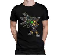 Men Ratchet Deadlocked Black T-Shirt Liberator Black Pure Cotton Shirt Tees Harajuku