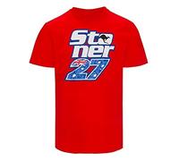 Men Round Neck T Shirts Casey Stoner Man Fashion Cotton Tops Red M