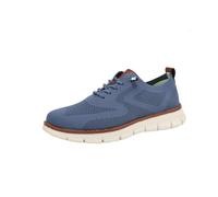 Men’s Business Casual Oxford Sneakers-Lightweight Lace-Up Dress Shoes for Work,Travel & Daily Commute (Sky Blue,45)