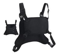 Men’s Chest Vest Bag - Waterproof Oxford Cloth Pouch with Multi-Pockets, Lightweight Running Bag for Outdoor Adventure, Motorcycle, Fitness, Hiking, Cycling, Fishing, and Daily Travel Use