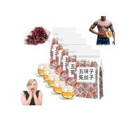 Men’S Essentials Five Flavors Goji Berry Tea,5 Flavours Goji Berry Tea - Five Flavour Goji Berry Tea,Five Flavors Wolfberry Tea,Health Liver Care Tea,Chinese Herbal Medicine For Men (5 Box)