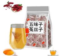 Men’s Essentials Five Flavors Goji Berry Tea, Schisandra Dodder Tea, 20/40/60pcs Five Flavors Wolfberry Tea, Chinese Kidney Care Tea Health Liver Care Tea for Men (20pcs-1bag)