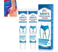 Men’s GentX Relief Cream, Private S-oothing Cream, Private Soft C-ream, Intimate Soothing C-ream, External Creams for Soothing, Gentle Moisturizer for Men’s Skin Care Routine, 20g (2)