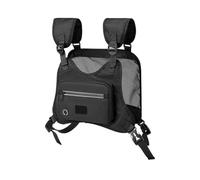 Men’s Sports Chest Pack - Front Utility Vest Bag with Headphone Port, Compact Breathable Design for Carrying Phones, Wallet, Keys, and Accessories, Perfect for Running, Hiking, Gym Workouts, Outdoor