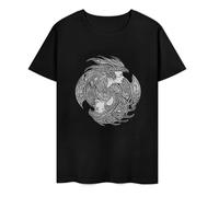 Men-s-T-Shirts-Funny-Game-Awesome-Pure-Cotton-Tee-Shirt-Short-Sleeve-Baldur-s-Gate Black L