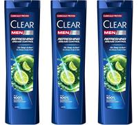 Men Shampooing Antipelliculaire Pour Cheveux Gras Anti-Grease Jusqu'à 100% De Protection Contre Les Pellicules* 3x 225 Ml