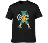 Men Sleeve Wakfu T Shirt Retro Summer Fashion Funny Size S