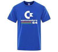 Men T-shi2025 Summer Commodore 64 Print T Shirt C64 SID Amiga Retro Cool Design Street Short Sleeve Top Tee