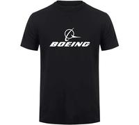 Men T Shirt Boeing Tshirt Tops Cotton O-Neck Short Sleeve Tee Size XL