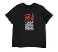 Men T Shirt Death Symbolic Black O-Neck D Summer Fashion Loose Tee Shirt for T-Shirt Size XXL