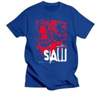 Men t Shirt Saw Head Torture Horror Movie Tee Shirt t-Shirt Novelty Tshirt Women