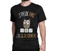 Men T-Shirts Kaamelott Perceval and Karadoc Game Cul De Chouette Cotton Short Sleeve T Shirts Round Collar Black