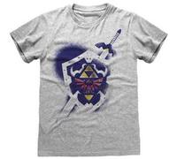Nintendo Heroes INC Europe B.V. T-Shirt Zelda Shield & Sword L