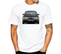 Men Tshirt Saab 900 Turbo Black T Shirt Printed T-Shirt Tees Top White Manches Courtes(Small)