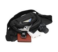 Men Waist Bag, Waterproof Waist Pack, Large Capacity Phone Sling Pouch, Stylish Fanny Pack, Portable Butt Bag for Sports Workout Hiking Gym Running Outdoor Shopping, 13.78 inch