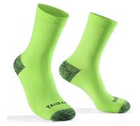 Men Waterproof Socks Trekking Riding Ski Cycling Camping Fishing Hiking Sports Snow Warm Thermal Winter Sock PORELLE MEMBRANES Pour Homme(JBL001-Green,XL (EU47-49))