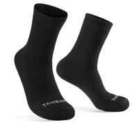 Men Waterproof Socks Trekking Riding Ski Cycling Camping Fishing Hiking Sports Snow Warm Thermal Winter Sock PORELLE MEMBRANES Pour Homme(JBL004-Black,S (EU36-38))