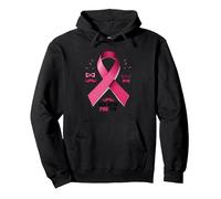 Men Wear Pink Too Ruban de Soutien pour la Sensibilisation au Cancer du Sein Sweat à Capuche, Unisexe pour Adultes, Noir, XL
