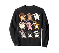 Men Women and Kids Dabbing Animals Wildlife Birthday Parties Sweatshirt