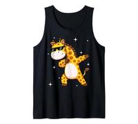 Men Women Kids Cool Giraffe Dabbing Animals Wildlife Parties Débardeur