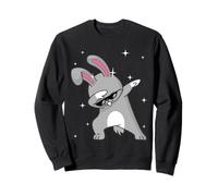 Men Women Kids Cool Rabbit Dabbing Animals Wildlife Parties Sweatshirt