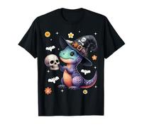 Men Women Kids Dinosaur Spooky Halloween Trendy Groovy Retro T-Shirt