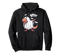 Men Women Kids Funny Dabbing Dinosaur Spooky Halloween Boo Sweat à Capuche