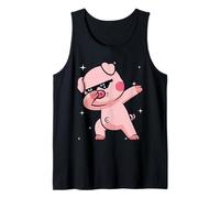 Men Women Kids Funny Pig Dabbing Animals Wildlife Parties Débardeur