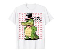 Men Women Kids Groovy Retro Funny Alligator Spooky Halloween T-Shirt