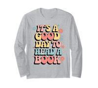 Men Women Kids It's A Good Day To Read A Book Books Lovers Manche Longue