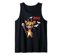 Men Women Kids Trendy Funny Giraffe Boo Spooky Halloween Débardeur