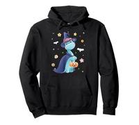 Men Women Kids Trendy Groovy Retro Dinosaur Spooky Halloween Sweat à Capuche
