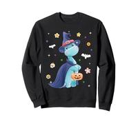 Men Women Kids Trendy Groovy Retro Dinosaur Spooky Halloween Sweatshirt