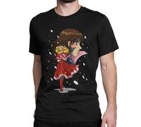 Men Women's Tee Shirt Candy Candy Terry Snow Casual Pure Cotton Tee ShirtKawaii Manga Tops T Shirts Black S