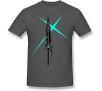 Men Xenoblade Chronicles Nopon Shulk Monado Game T-Shirts Funny Tops Cool Pure Cotton Tees Harajuku Tshirt Men T-Shirt Dark Grey T-Shirts à Manches Courtes(3X-Large)