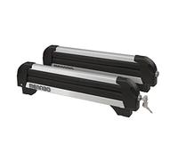 MENABO 000071800000 Paire Porte-ski de barre de toit noir/argenté