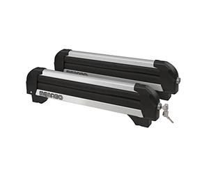 MENABO 000071800000 Paire Porte-ski de barre de toit noir/argenté