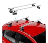 Menabo Barres de toit compatibles avec Mercedes Classe A W177 2018-2023 Argent 2X